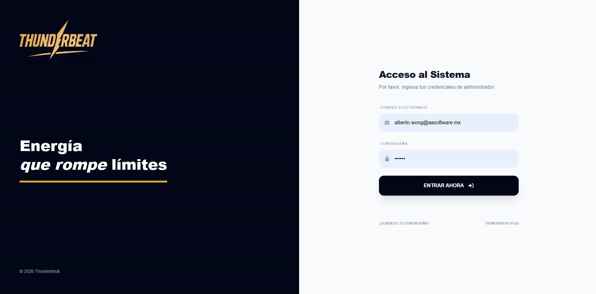 Thunderbeat - Acceso y reserva